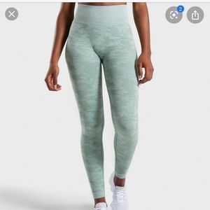 Gymshark Green Camo Leggings